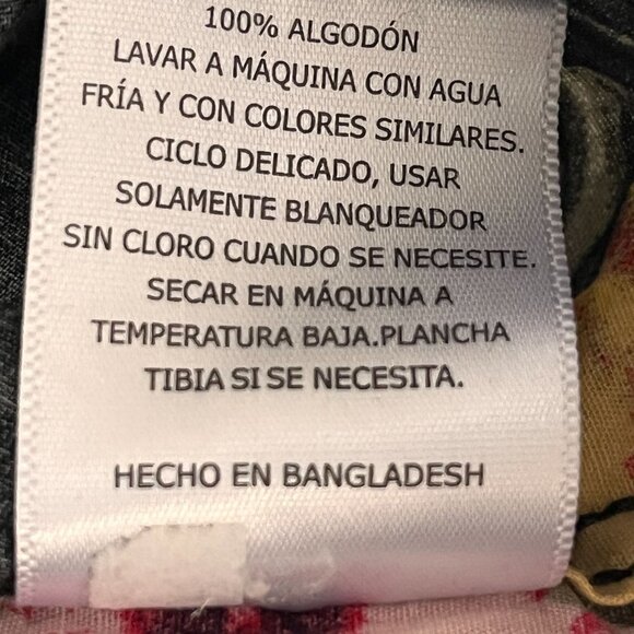 Vintage Levis Shirt Mens XL Black Red Floral Flamingo All Over Print Button Dn - Picture 13 of 13